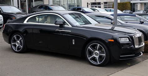 File:2014 Rolls-Royce Wraith, diamond black fR.jpg
