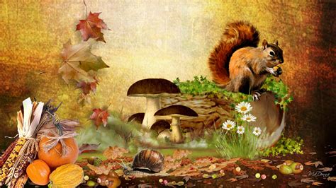 🔥 Download Fall Animal Wallpaper With HD Desktop Autumn by @dawnt86 ...