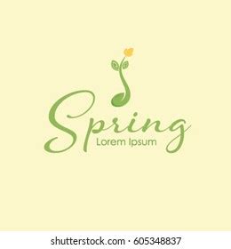 Spring Logo Vector Template Stock Vector (Royalty Free) 605348837 ...