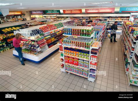 Convenience store interior Stock Photo - Alamy