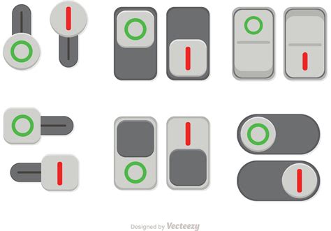 Switch On Off Button Vectors - Download Free Vector Art, Stock Graphics & Images