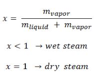 Vapor Quality - Dryness Fraction - Nuclear Power