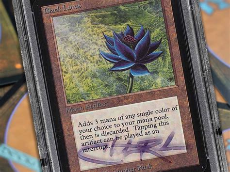 MTG BLACK LOTUS ALPHA PSA GEM MT 10 Point Grade Collection, 56% OFF