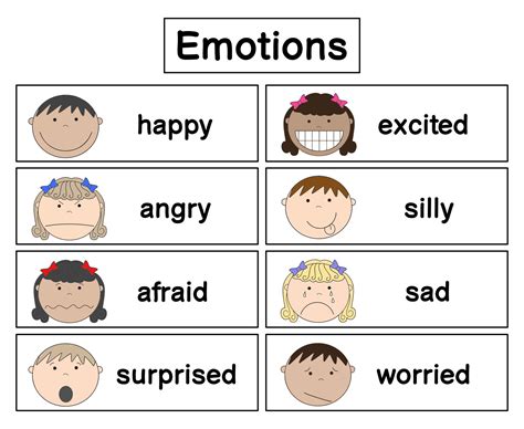 Truth of The Talisman: Emotions Flashcards Free Printable