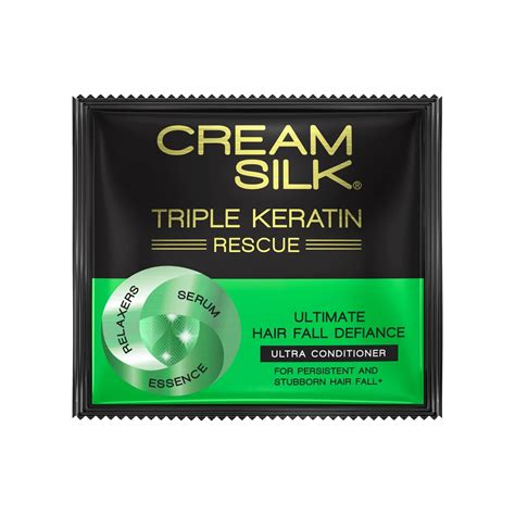 Cream Silk Triple Keratin Rescue Hair Fall Defiance Ultra Conditioner 10ML