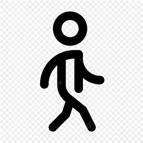 Old Man Walking Clipart Vector, Walking Man Line Icon Vector, Man Icons, Line Icons, Walking PNG ...