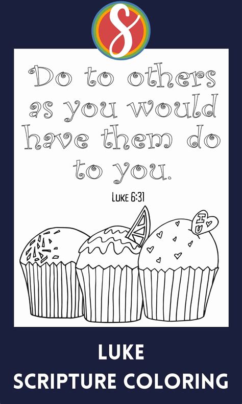 Free Luke Scripture Coloring Pages — Stevie Doodles