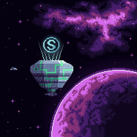 First space scene : r/PixelArt