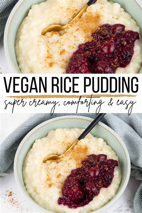 Vegan Rice Pudding - Vegan Heaven