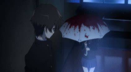 A creepy gif from the anime #Another. See more gifs like this at ...