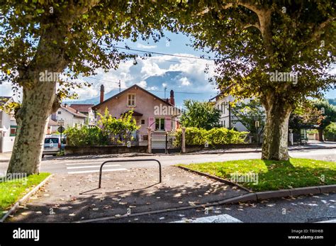 Small town, urban scenery in Europe Stock Photo - Alamy