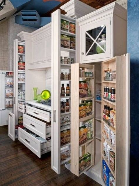 Oooohhhh | Space saving kitchen, Kitchen cabinet storage, Small kitchen storage