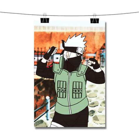 Kakashi Hatake Naruto Shippuden Cartoon Poster Wall Decor – Twentyonefox