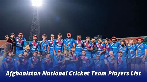 Afghanistan National Cricket Team Players List - CricsInsider