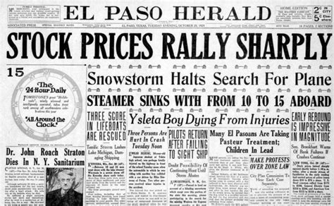 The Great Depression newspaper headlines: Turmoil & uncertainty after ...