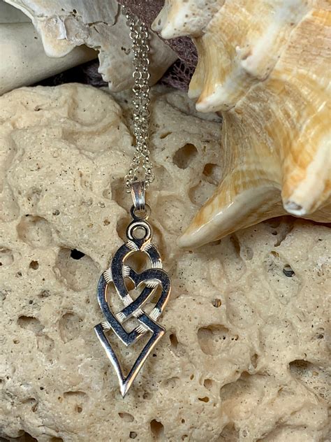 Celtic Love Knot Necklace, Bridal Jewelry, Heart Pendant, Wedding ...