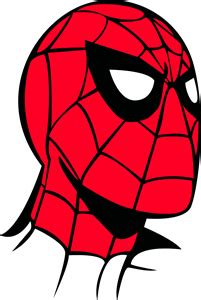 Spiderman Face Logo PNG Vector (AI) Free Download