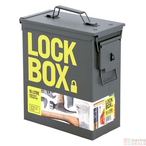 Buy Heavy Duty Lockable Storage Box 16L online at Marine-Deals.co.nz