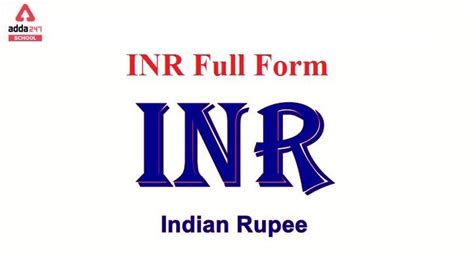 INR Full Form