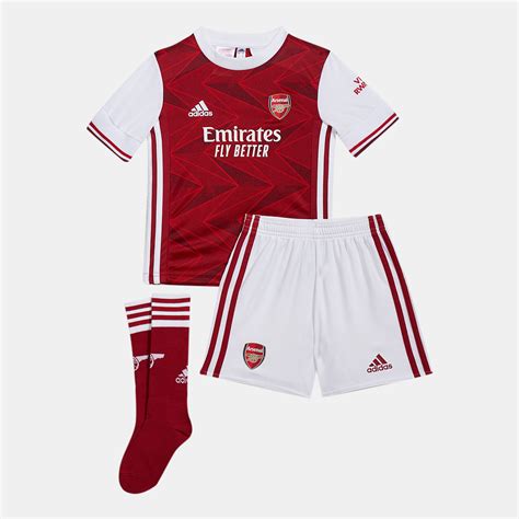 adidas Kids' Arsenal Home Football Kit (Younger Kids) | Clothing ...