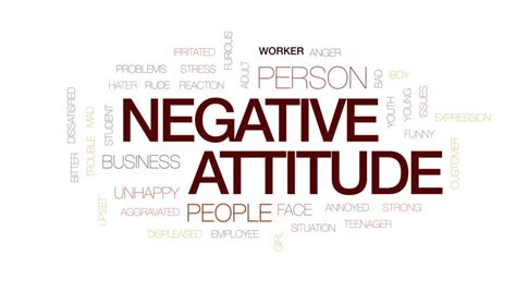 Negative Attitude Examples List And Leaving Them