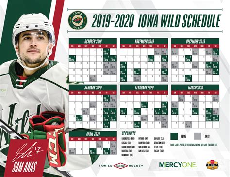 Minnesota Wild Schedule - Tribuntech