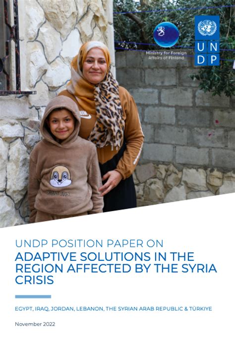 Position Paper: Adaptive Solutions in the Region Affected by the Syria Crisis | United Nations ...