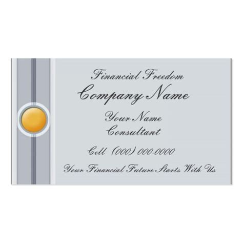 Finance/Stock Broker Business Card | Zazzle