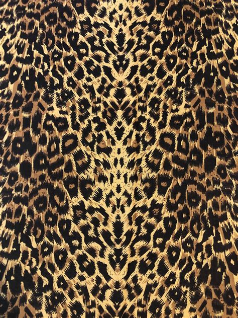 Leopard Fabric Leopard Print Fabric Fat Quarter 1/4 yard | Etsy