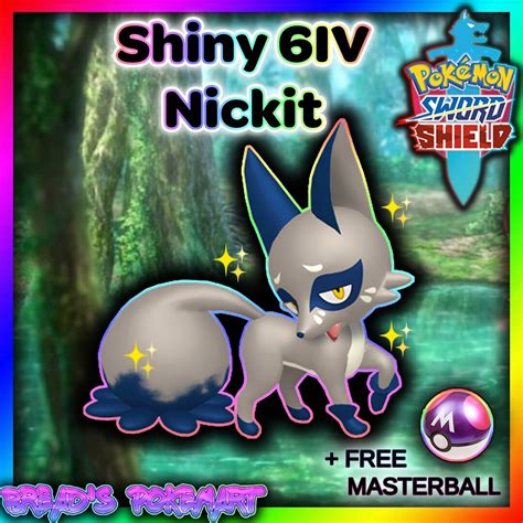 Pokemon Sword and Shield // NICKIT Ultra SHINY 6IV Pokemon // - Etsy