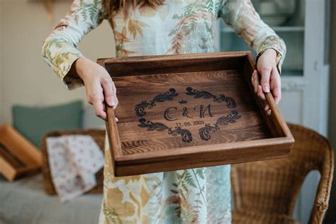 Destination Wedding Event Planning Ideas and Tips | Personalized wooden tray, Engraved wedding ...