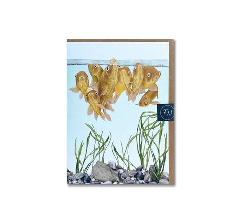 Goldfish - Greeting Card - Fancey-By-Nature