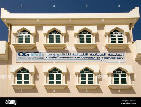 Oman, Muscat, OG Tech RWTH, Oman-German University of Technology, university Aachen RWTH Stock ...