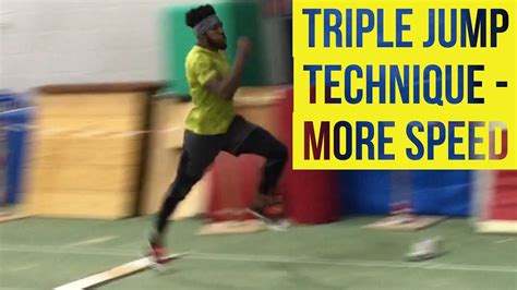 TRIPLE JUMP TECHNIQUE - MORE SPEED - YouTube