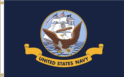 US Navy 6ftx10ft Nylon Flag 6x10 Made in USA 6'x10'