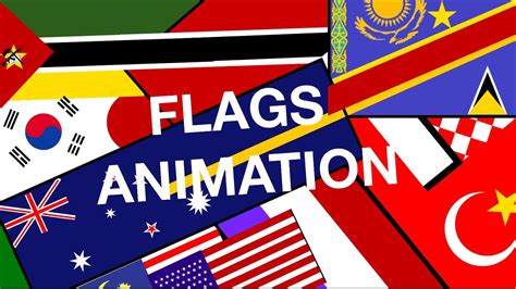 Flags animation ( all the 197 sovereign countries) - YouTube