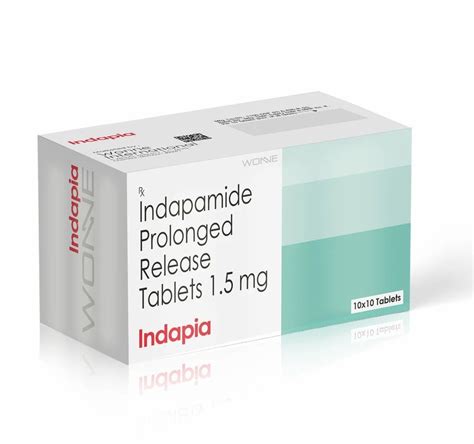 Indapamide 1.5 mg PR (Indapia) at Rs 995/box | Pharmaceutical Tablets ...