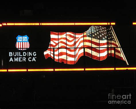 Union Pacific Flag Locomotive Photograph by Malcolm Howard