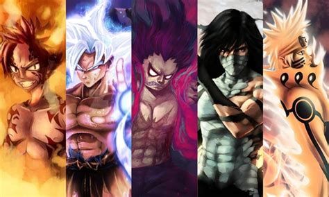 NATSU | NARUTO | GOKU | LUFFY | ICHIGO by mathew06 on DeviantArt