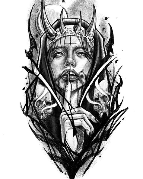 Chicano Art Tattoos, Dark Art Drawings, Tattoo Design Drawings, Tattoo ...