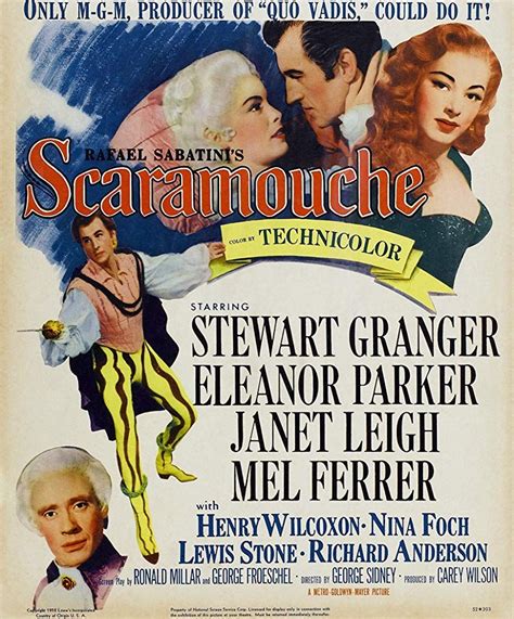 Scaramouche (1952) - IMDb | Janet leigh, Movie posters, Historical film