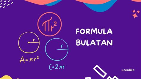 √ Formula Bulatan (Luas, Lilitan, Jejari, Diameter) Lengkap