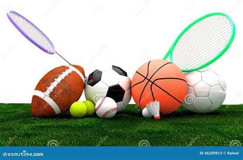 Sports Equipment Stock Illustration - Image: 46209813