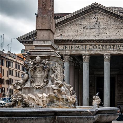 Panteon of Agrippa stock image. Image of pantheon, europe - 114233183