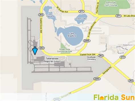 Tallahassee Regional Airport | Rental Car Map