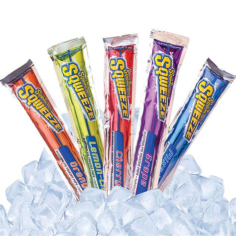 Sqwincher® concentrate in a frozen Sqweeze pop