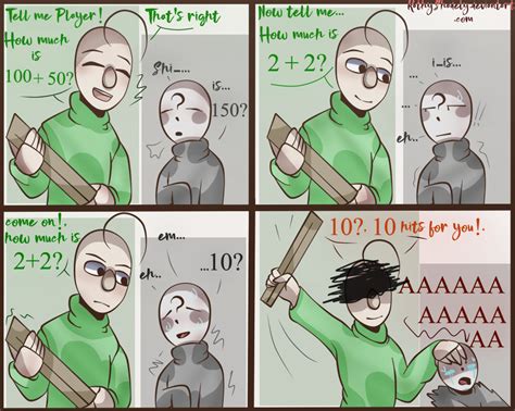 Baldi's basics, baldi-player (mini comic XD). by KathyShadely on DeviantArt