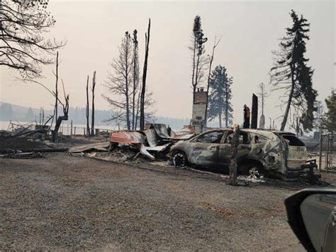 Photos Show Parts of Medical Lake, Washington Destroyed by Fire - Business Insider