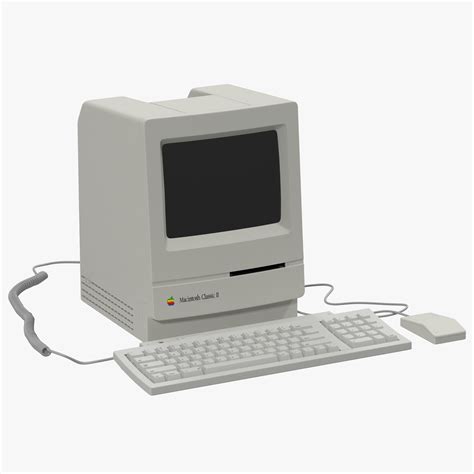 Apple Macintosh Classic II Desktop Computer 3D Model #AD ,#Classic# ...