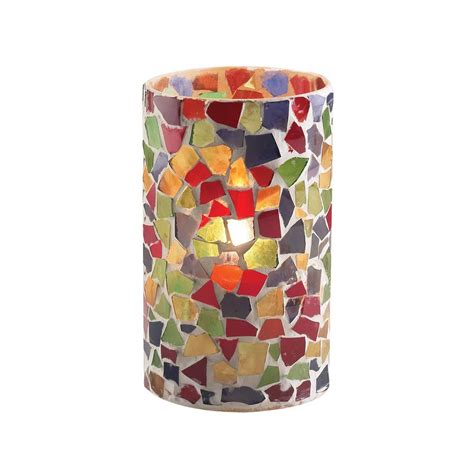 Sterno 80204 5" Multicolor Mosaic Candle Liquid Candle Holder in 2021 ...